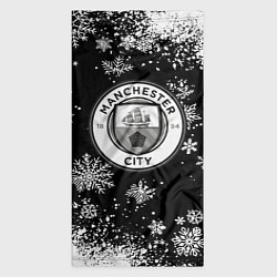 Бандана-труба Манчестер сити снежинки новый год, цвет: 3D-принт — фото 2