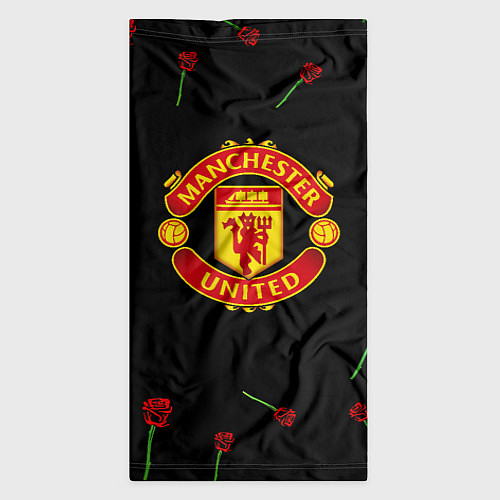 Бандана Манчестер Юнайтед розы / 3D-принт – фото 3