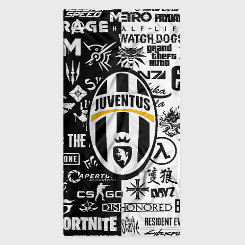 Бандана Ювентус логотипы всех игр / 3D-принт – фото 3