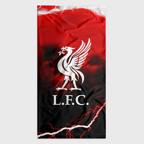 Бандана Ливерпуль шторм молнии красный / 3D-принт – фото 3