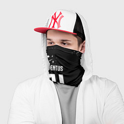 Бандана-труба Ювентус всплеск краски тектсура, цвет: 3D-принт — фото 2