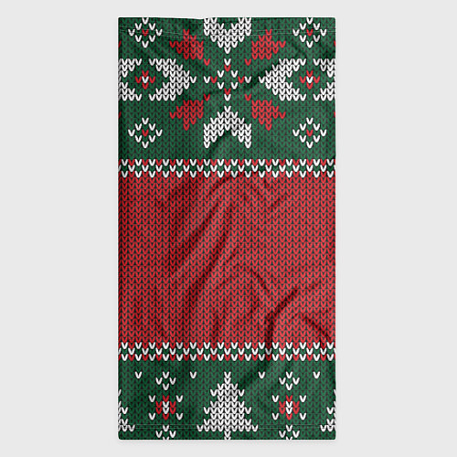 Бандана Новогодний узор вязаный / 3D-принт – фото 3