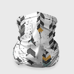 Бандана-труба Перья, цвет: 3D-принт