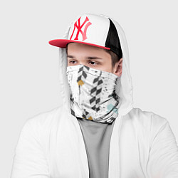 Бандана-труба Перья, цвет: 3D-принт — фото 2