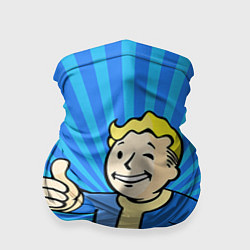 Бандана-труба Fallout Blue, цвет: 3D-принт