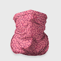 Бандана-труба Drop Dead: Pink Brains, цвет: 3D-принт