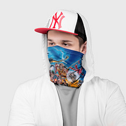 Бандана-труба Iron Maiden: Skeletons, цвет: 3D-принт — фото 2