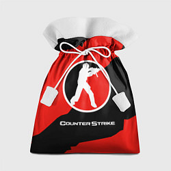 Мешок для подарков CS:GO Red Style, цвет: 3D-принт