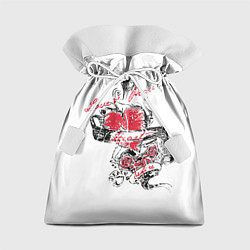 Мешок для подарков Рок сердца 6, цвет: 3D-принт