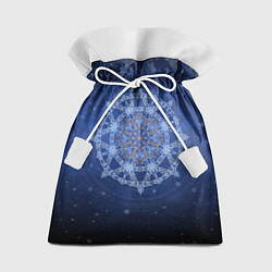 Мешок для подарков Снежинка, цвет: 3D-принт