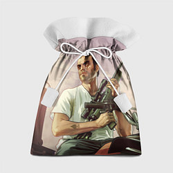 Мешок для подарков GTA 5: Trevor with a gun, цвет: 3D-принт