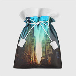 Мешок для подарков Street New York, цвет: 3D-принт