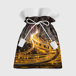 Мешок для подарков Шанхай - авторазвязка, цвет: 3D-принт