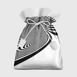 Мешок для подарков Black & White Illusion, цвет: 3D-принт