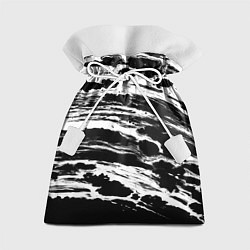 Подарочный мешок Gray color abstract