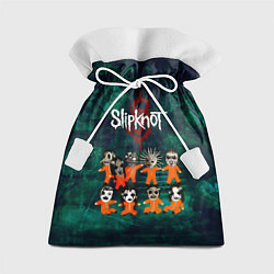 Мешок для подарков Группа Slipknot, цвет: 3D-принт