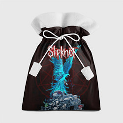 Мешок для подарков Орел группа Slipknot, цвет: 3D-принт
