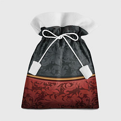 Мешок для подарков Узоры Black and Red, цвет: 3D-принт