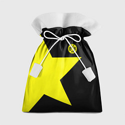 Мешок для подарков FC Borussia Dortmund: Star, цвет: 3D-принт
