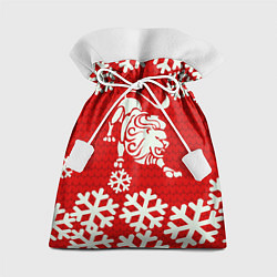 Мешок для подарков Зимний Лев, цвет: 3D-принт
