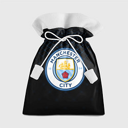 Мешок для подарков FC Manchester City: Blue Lines, цвет: 3D-принт