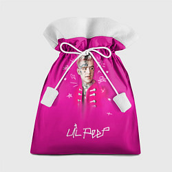 Мешок для подарков Lil Peep: Pink Light, цвет: 3D-принт