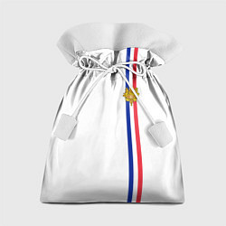 Мешок для подарков Франция: лента с гербом, цвет: 3D-принт