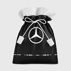 Мешок для подарков Mercedes: Black Abstract, цвет: 3D-принт