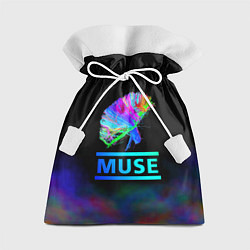 Мешок для подарков Muse: Neon Flower, цвет: 3D-принт