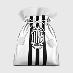 Мешок для подарков AC Milan: Black & White, цвет: 3D-принт