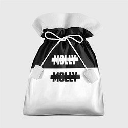 Мешок для подарков Molly: Black & White, цвет: 3D-принт