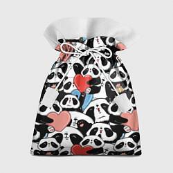Мешок для подарков Милые панды, цвет: 3D-принт