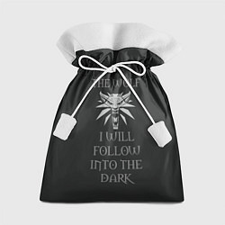 Мешок для подарков I will follow into the dark, цвет: 3D-принт