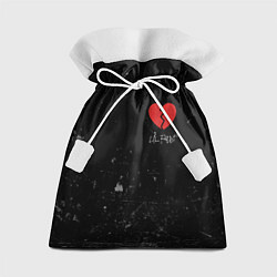 Мешок для подарков Lil Peep: Broken Heart, цвет: 3D-принт