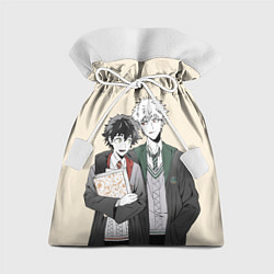 Мешок для подарков Изуку и Кацуки косплеют Хогвартс, цвет: 3D-принт