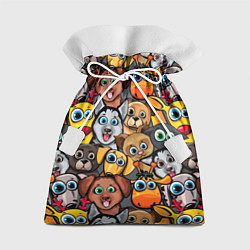 Мешок для подарков Веселые собаки, цвет: 3D-принт