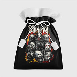 Мешок для подарков Slipknot: Faces, цвет: 3D-принт