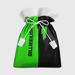 Мешок для подарков BILLIE EILISH GLITCH, цвет: 3D-принт