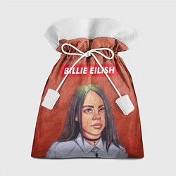 Мешок для подарков Billie Eilish, цвет: 3D-принт