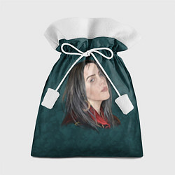 Мешок для подарков Billie Eilish, цвет: 3D-принт