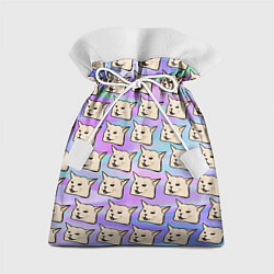 Мешок для подарков Woman yelling at cat, цвет: 3D-принт