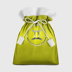 Мешок для подарков Gemini Близнецы, цвет: 3D-принт