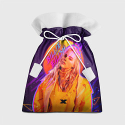 Мешок для подарков Billie Eilish, цвет: 3D-принт