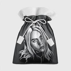 Мешок для подарков BILLIE EILISH, цвет: 3D-принт