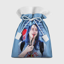 Мешок для подарков BILLIE EILISH, цвет: 3D-принт