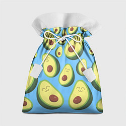 Мешок для подарков Авокадо паттерн, цвет: 3D-принт