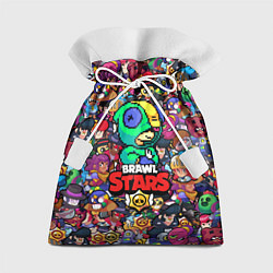 Мешок для подарков BRAWL STARS:LEON 8 BIT, цвет: 3D-принт