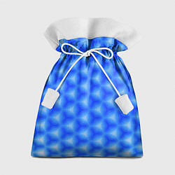 Мешок для подарков Синие соты, цвет: 3D-принт