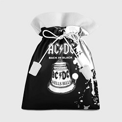 Мешок для подарков ACDC Back in Black, цвет: 3D-принт
