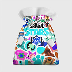 Мешок для подарков БРАВЛ СТАРС, цвет: 3D-принт